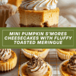 Mini Pumpkin S'mores Cheesecakes Recipe