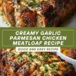 Creamy Garlic Parmesan Chicken Meatloaf Recipe