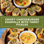 Cheeseburger and Grillo’s Pickles® Eggroll Recipe