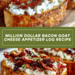 Million Dollar Bacon Goat Cheese Appetizer Log Recipe