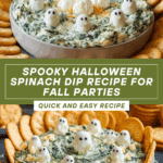 Halloween Graveyard Spinach Dip Recipe