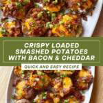 Loaded Smashed Potatoes Recipe