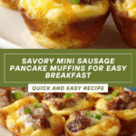 Mini Sausage Pancake Muffins Recipe