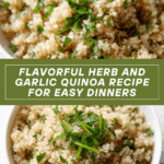 Herb and Garlic Quinoa Recipe