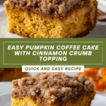 Pumpkin Coffee Cake Recipe