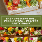 Crescent Roll Veggie Pizza Recipe