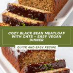 Black Bean “Meatloaf” With Oats – High-Protein Vegan Twist Recipe
