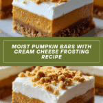 Pumpkin Bars with Cream Cheese Frosting Recipe