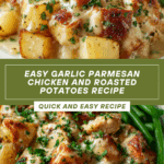 Garlic Parmesan Chicken and Potatoes Recipe