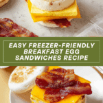 Freezer Friendly Breakfast Egg Sandwiches Recipe
