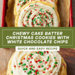 Cake Batter Christmas Cookies Recipe