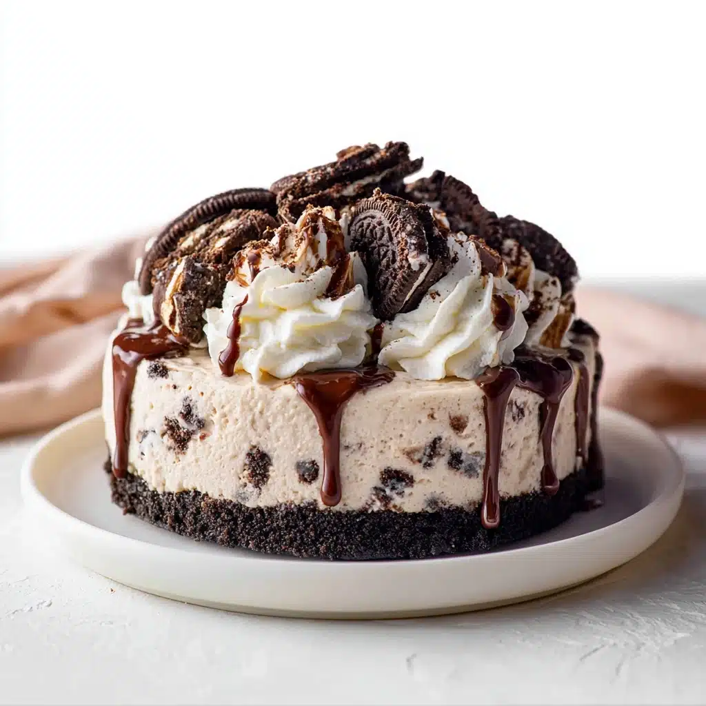 No Bake Peppermint Oreo Cheesecake Recipe