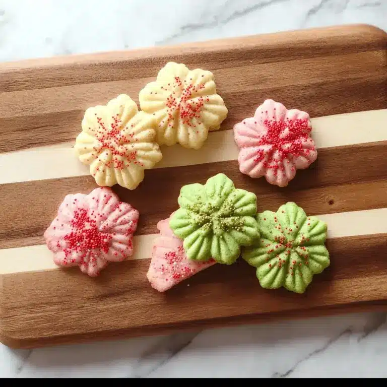 Easy Christmas Spritz Cookies Recipe