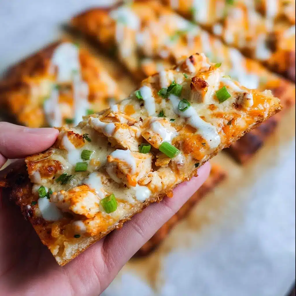 Buffalo Chicken Flatbread Recipe - Recipe Image