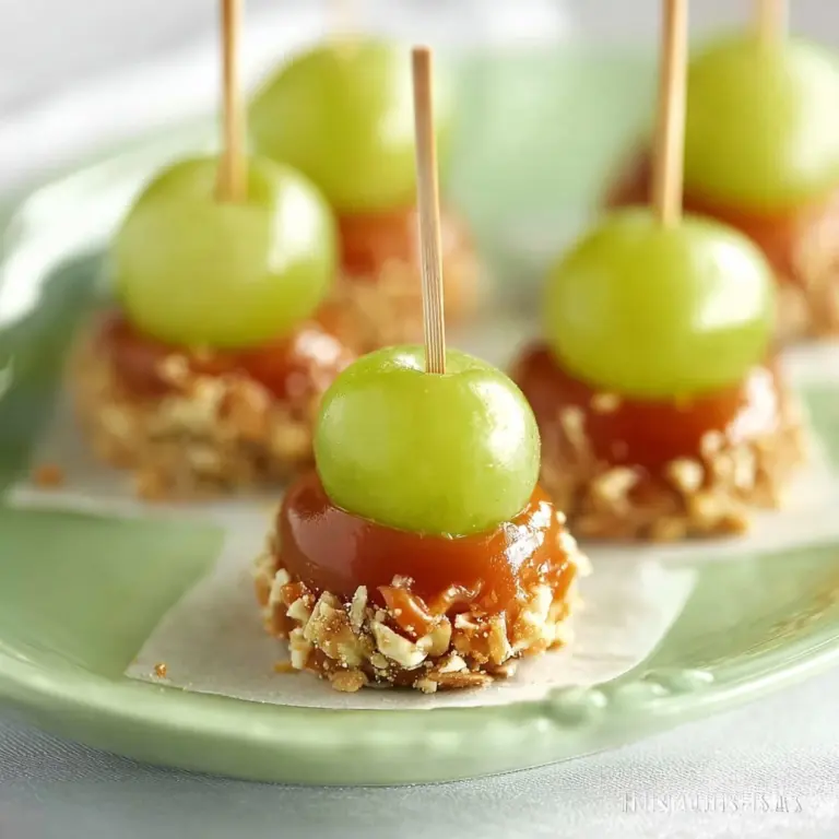 Caramel Apple Grapes Recipe