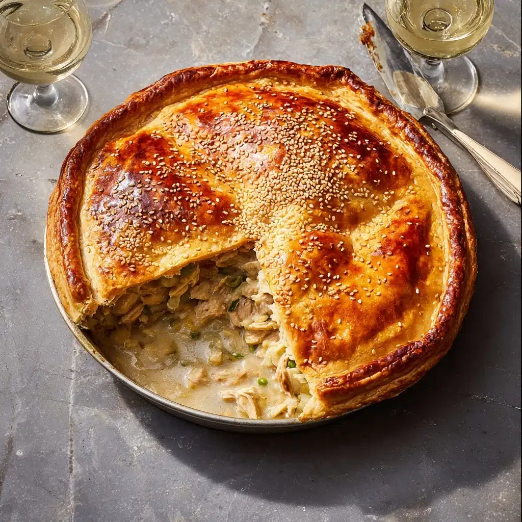 Chicken, Leek and Mushroom Pie Recipe - Recipe Image