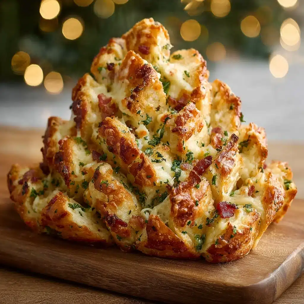 Cheesy Christmas Tree Bread Recipe
