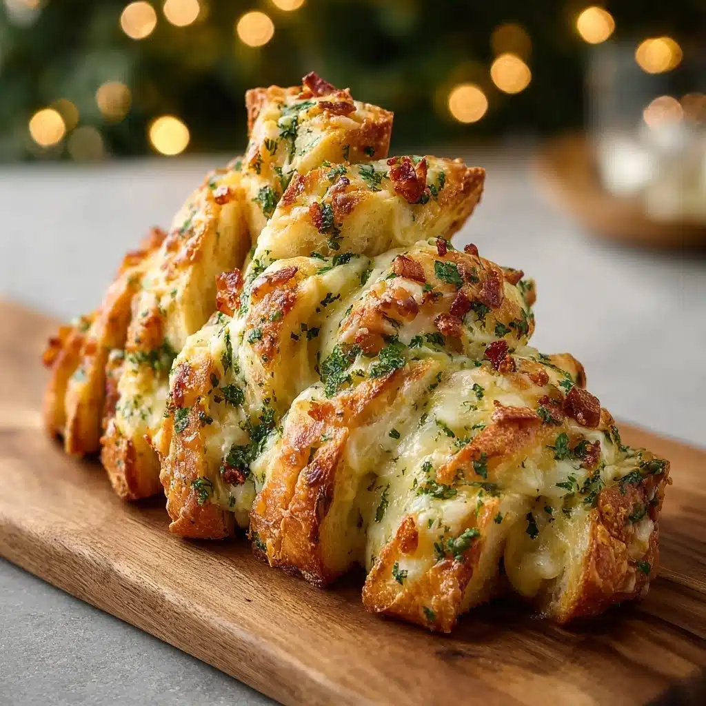 Cheesy Christmas Tree Bread Recipe - Recipe Image