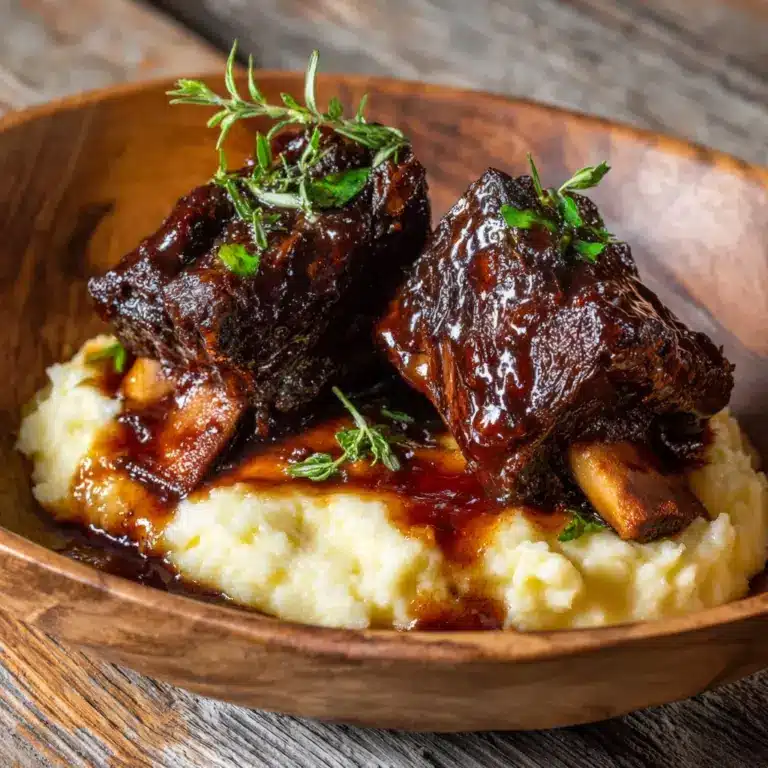 Balsamic Bourbon Short Ribs Recipe