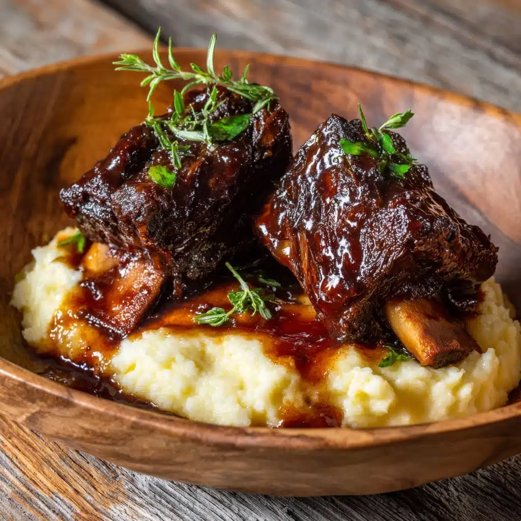 Balsamic Bourbon Short Ribs Recipe