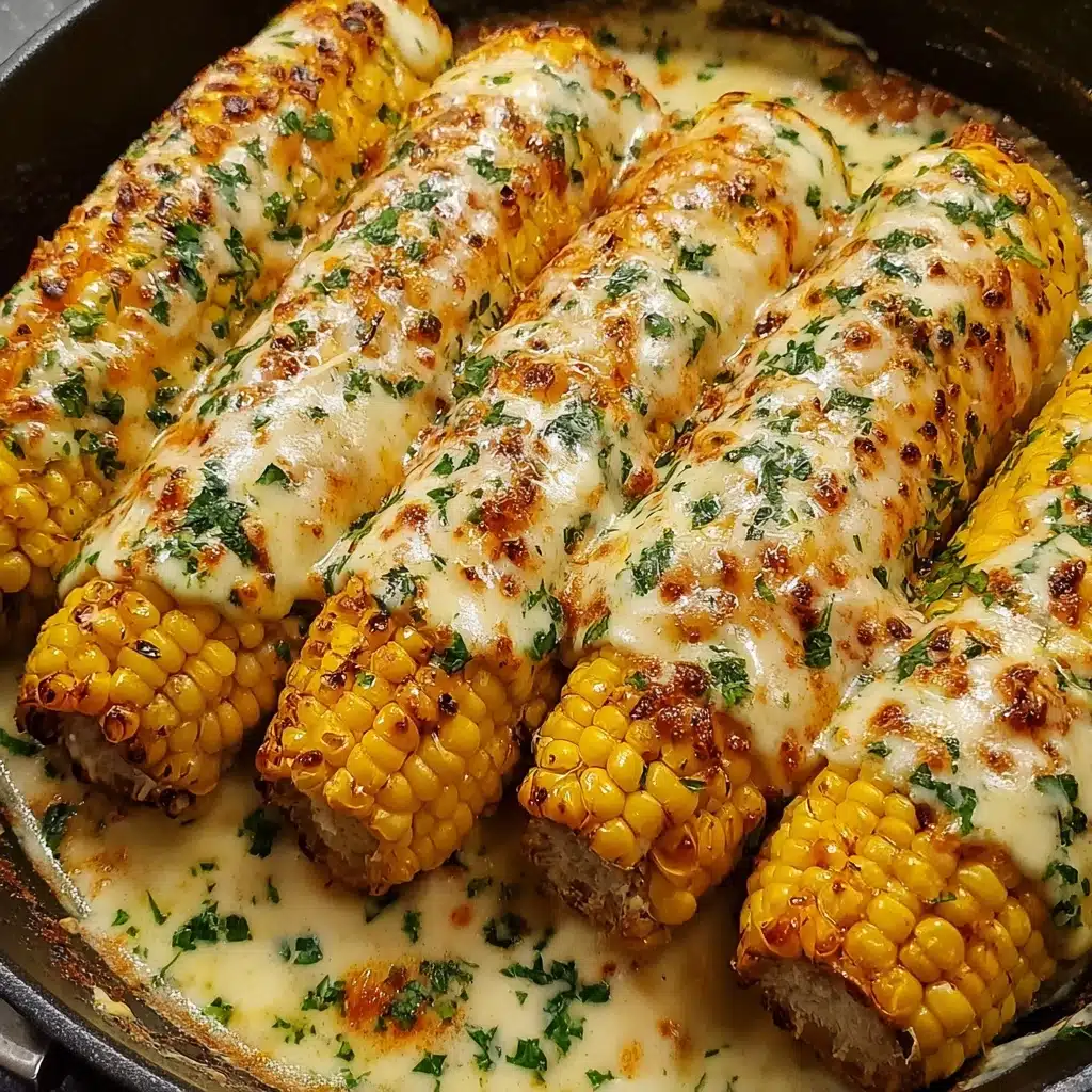Spicy Creamy Cajun Corn Cob Recipe - Recipe Image