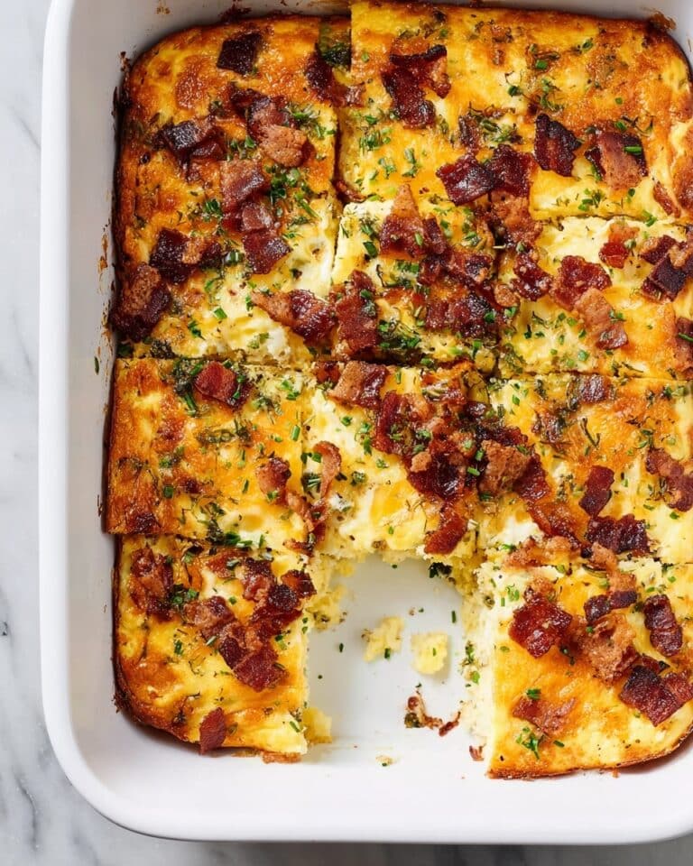 Cheesy Bacon Potato Breakfast Casserole Recipe