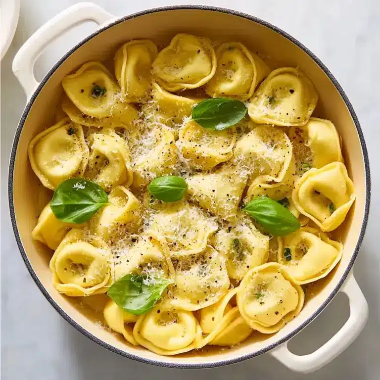 Delicious Tortellini with Lemon Butter Sauce Recipe