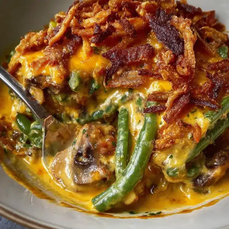 Loaded Green Bean Casserole Recipe