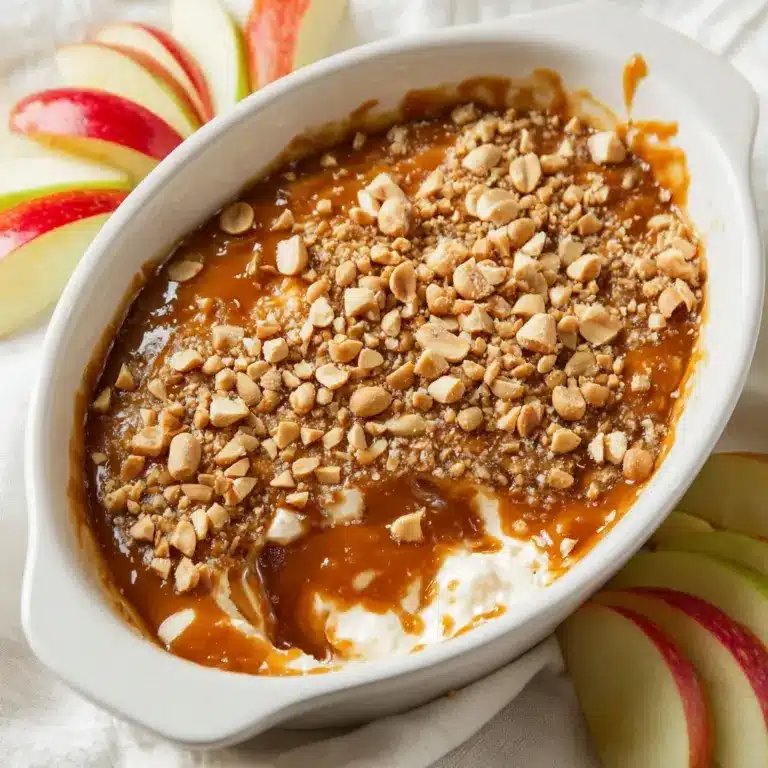Cream Cheese Caramel Apple Dip with Toffee Bits Recipe