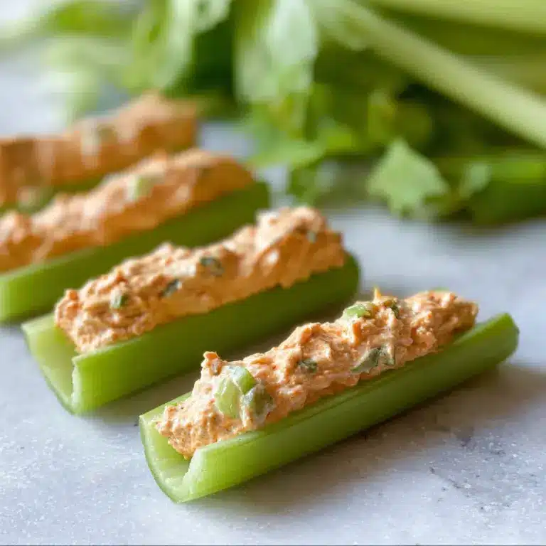 Buffalo Chicken Celery Sticks Recipe