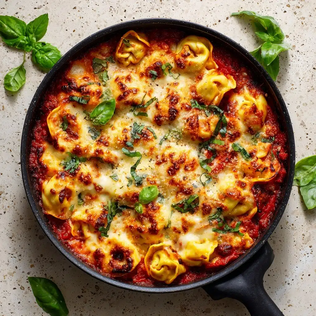 Cheesy 20-Minute Baked Tortellini Recipe