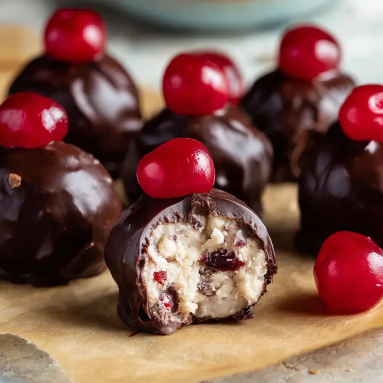 Cherry Bourbon Balls Recipe