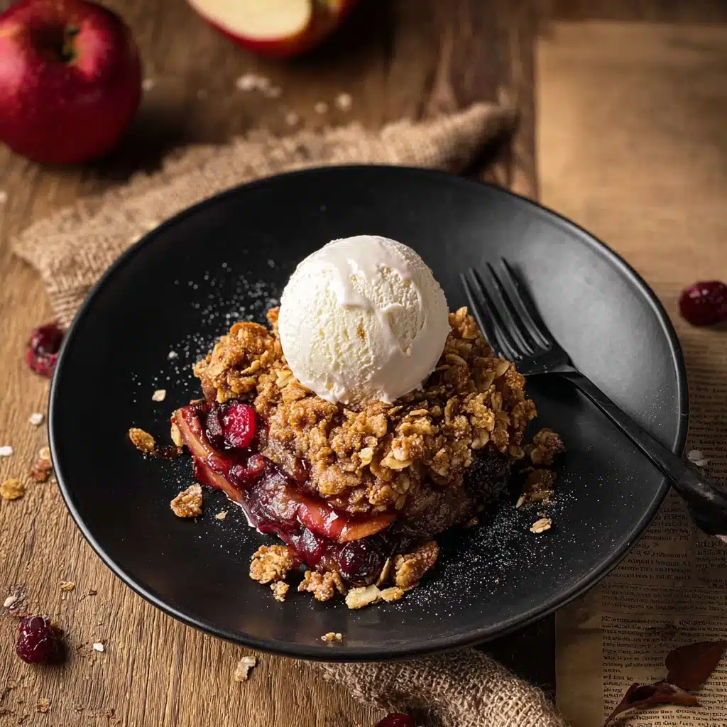 Apple Cranberry Crisp Recipe - Recipe Image