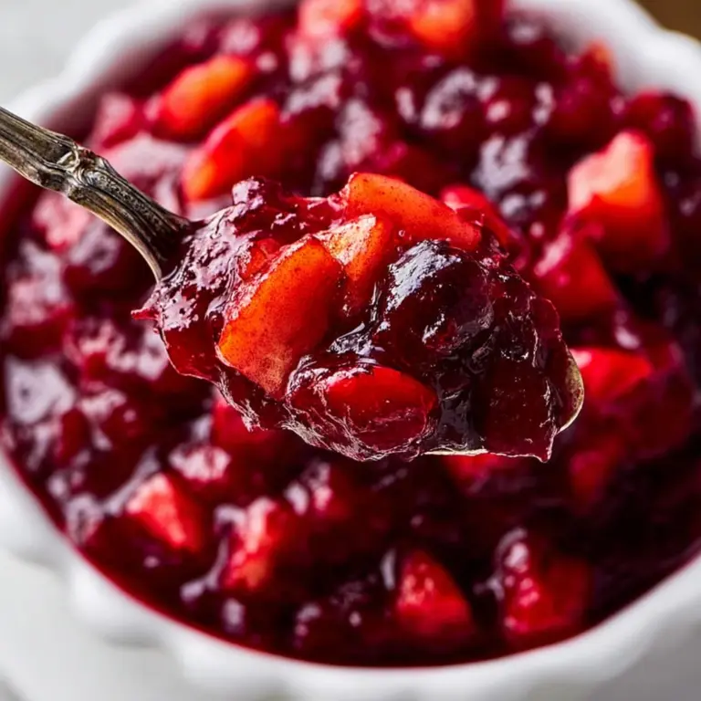 Cranberry Apple Chutney Recipe