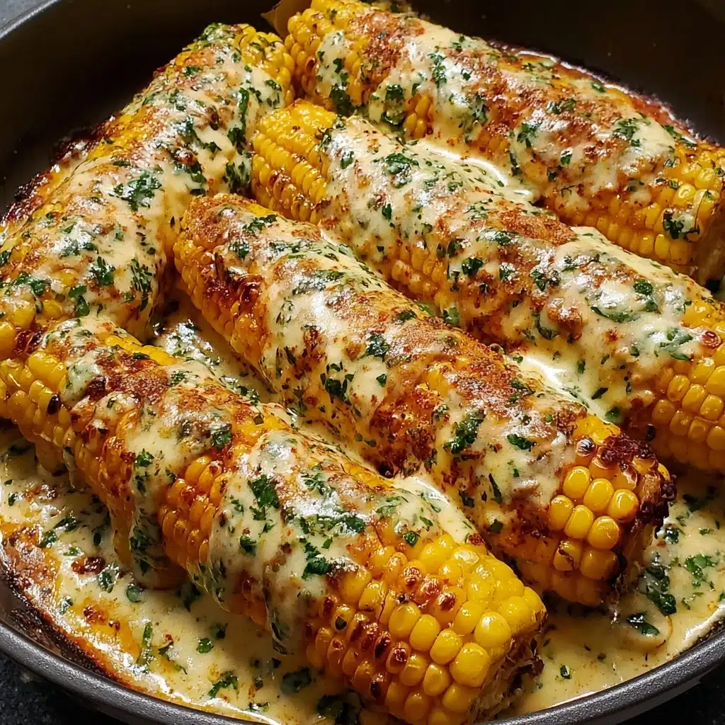 Spicy Creamy Cajun Corn Cob Recipe - Recipe Image