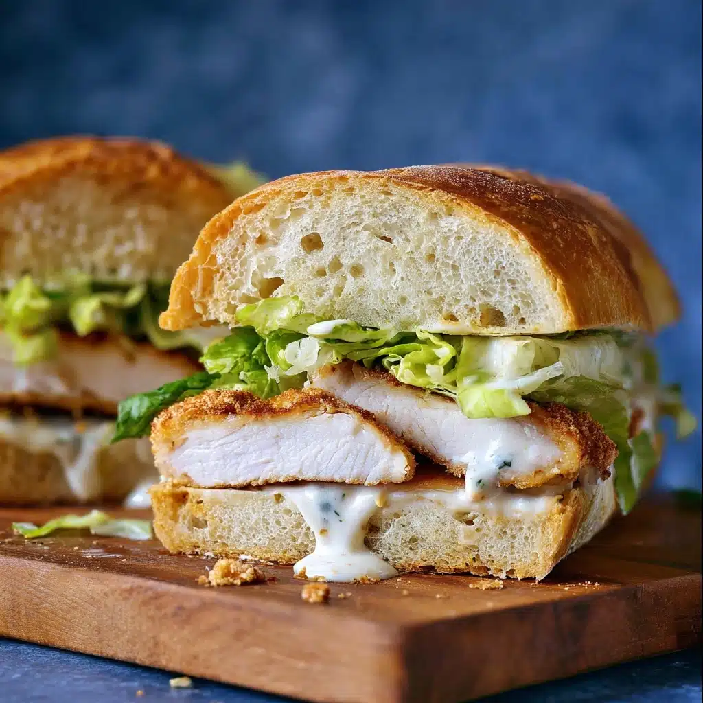 Crispy Chicken Caesar Sandwich Recipe - Recipe Image