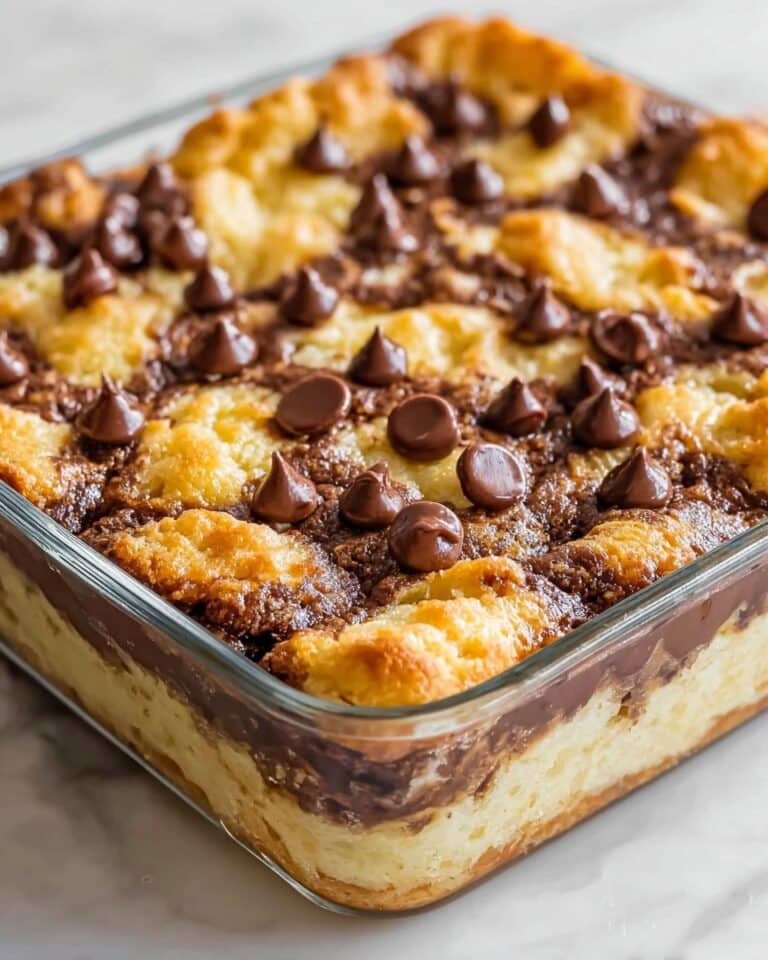 Chocolate Croissant Breakfast Bake Recipe