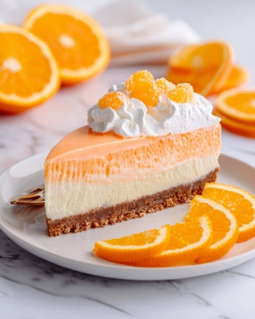 No-Bake Orange Creamsicle Cheesecake Recipe