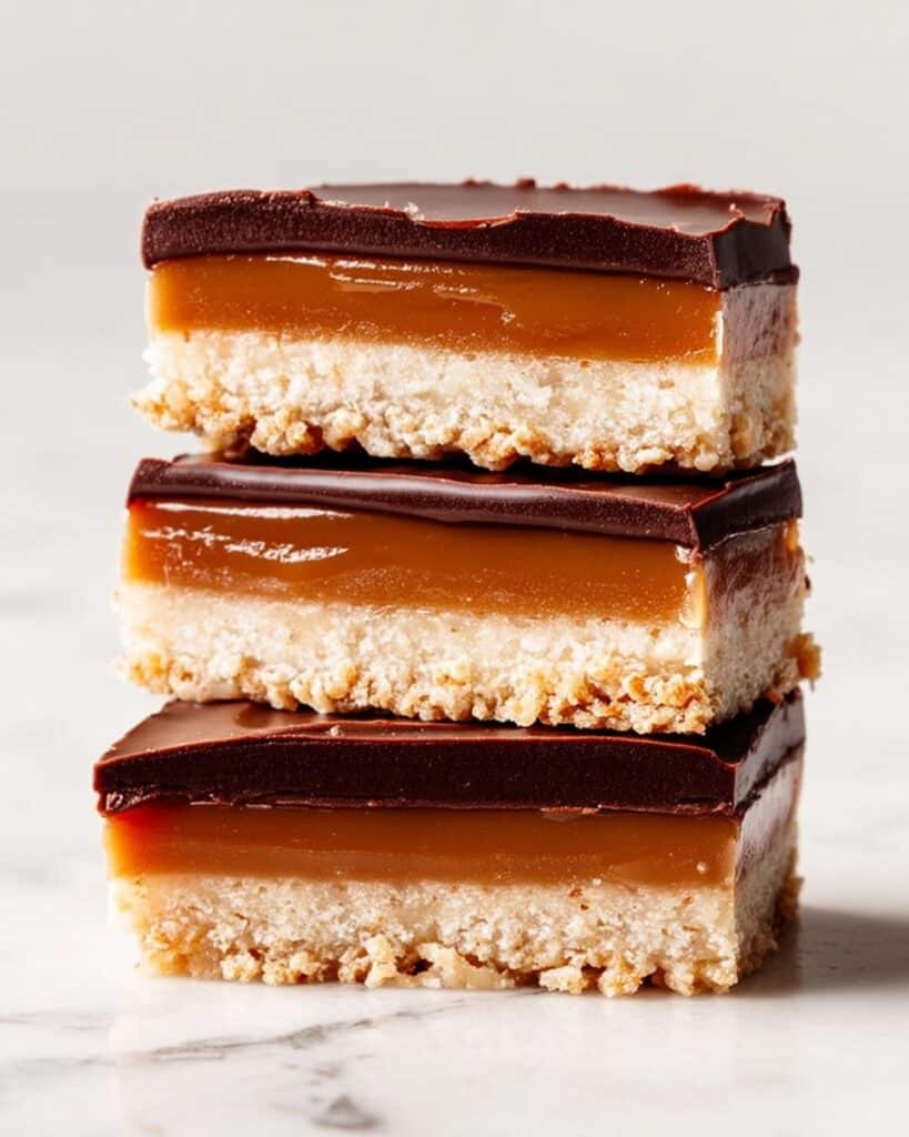 Healthy Vegan Gluten-Free Peanut Butter Twix Bars Recipe