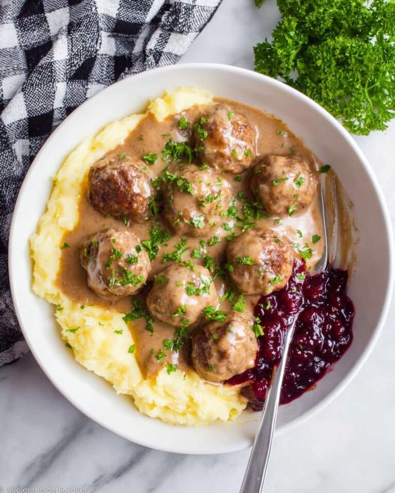 Gluten-Free Dairy-Free Swedish Meatballs with Flavorful Gravy Recipe
