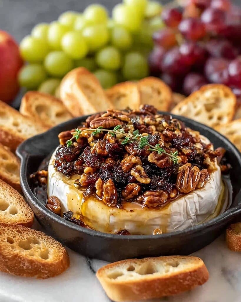 Gooey Baked Brie with Fig Jam Recipe