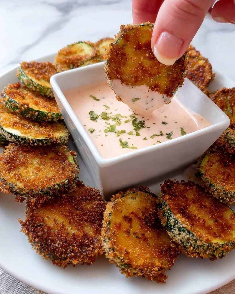Air Fried Zucchini Keto Chips Recipe