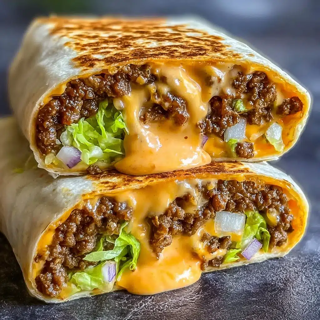 Homemade Big Mac Wraps Recipe - Recipe Image