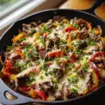 Philly Steak & Cheese Skillet Recipe