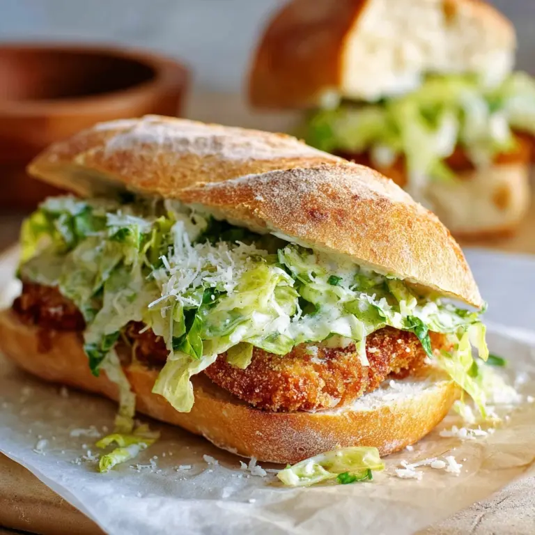 Crispy Chicken Caesar Sandwich Recipe