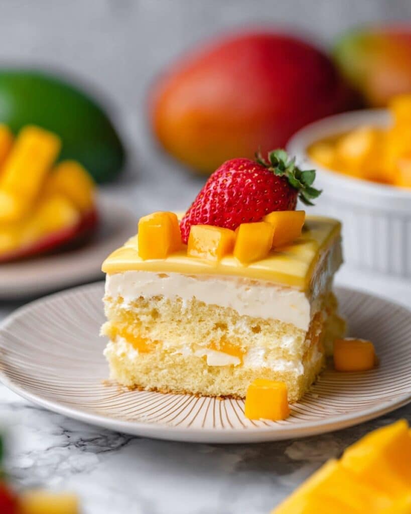 Mango Tres Leches Cake Recipe