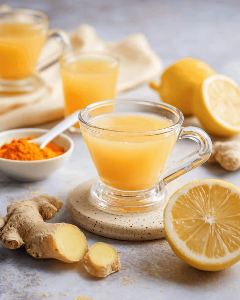 The Lemon Ginger Turmeric Shot That Changed My Skin (And Why It Works for Acne) Recipe