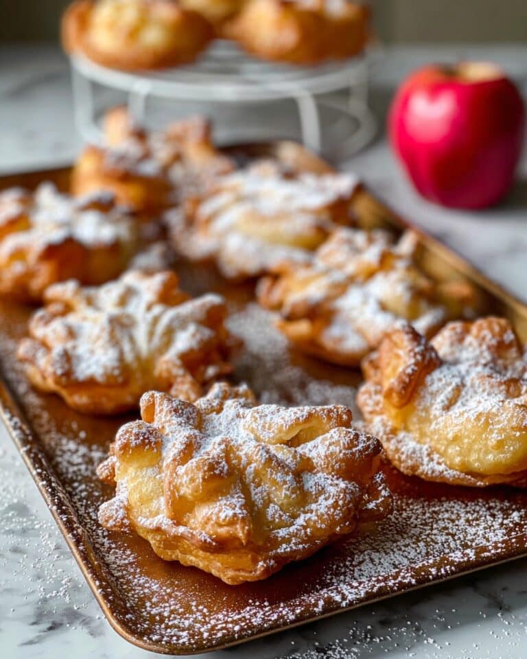 Baked Apple Fritters with Glaze and Broil Finish Recipe