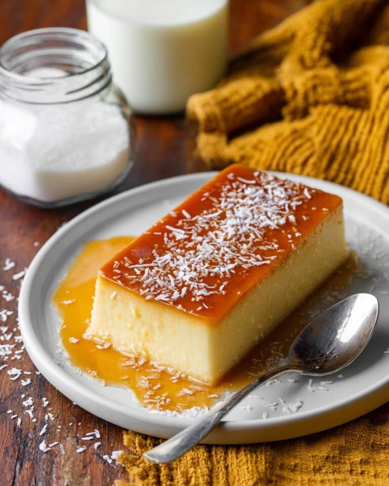French Antilles Coconut Flan (Flan Coco) Recipe