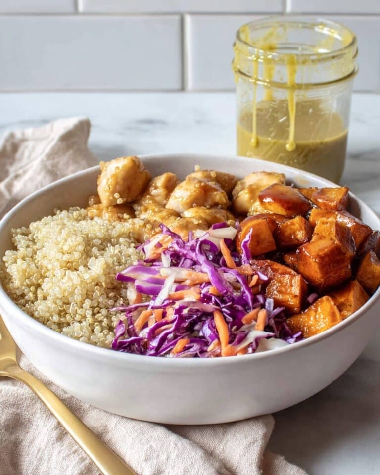Healthy Hot Honey Chicken Bowls (Sweetgreen Copycat) Recipe